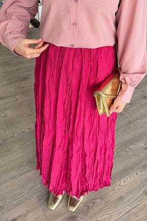 دامن حجاب صورتی زنانه رگولار InStyle - کد 899080074
