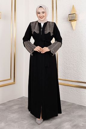 کلاه و ابایا مشکی زنانه بافتنی Tesettür Dünyası - کد 899095692
