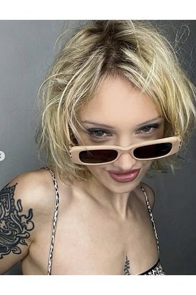 عینک آفتابی قهوه ای زنانه 50 giisshine - کد 899926579