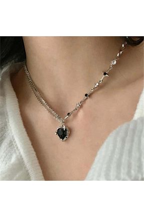 گردنبند جواهر مشکی زنانه Pelin Aksesuar - کد 833485783