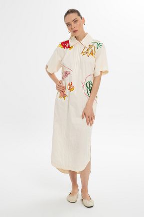 لباس نباتی زنانه بافتنی GIZIA - کد 899133198