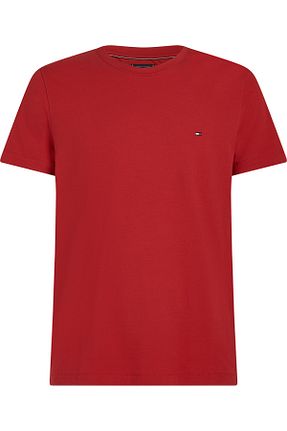 تیشرت قرمز مردانه یقه دوچرخه Tommy Hilfiger - کد 899102007
