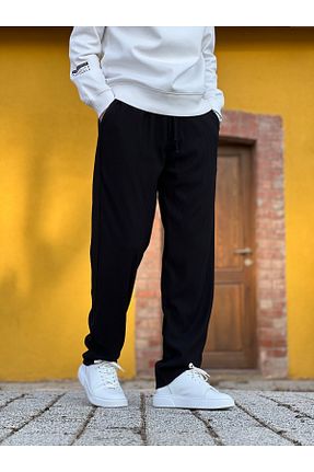 شلوار مشکی زنانه پنبه پلی استر ElitWear - کد 896919630