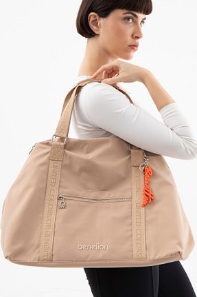 کیف دوشی بژ زنانه United Colors of Benetton - کد 899149919