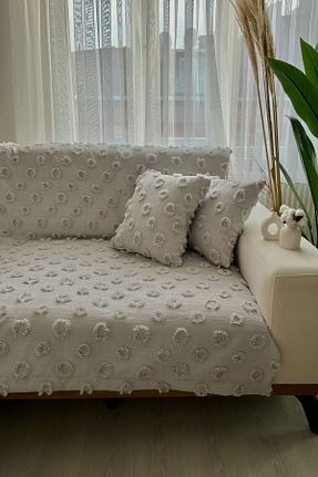 کاور مبل طوسی پنبه ای mis home ev tekstil - کد 899932894