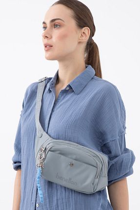 کیف کمری طوسی زنانه United Colors of Benetton - کد 899152476