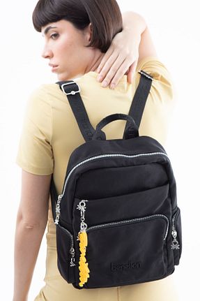 کوله پشتی مشکی زنانه United Colors of Benetton - کد 899152441