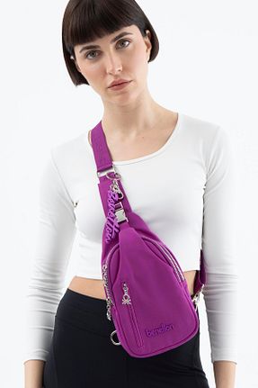 کیف دوشی بنفش زنانه United Colors of Benetton - کد 899154888
