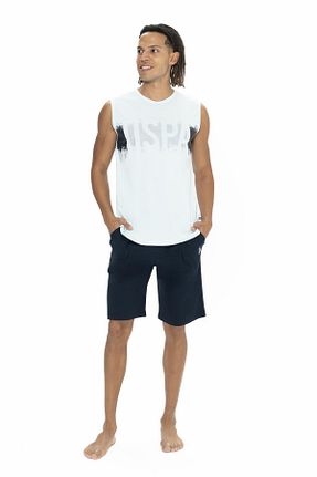 ست لباس راحتی آبی مردانه پنبه ای U.S. Polo Assn. - کد 899155331