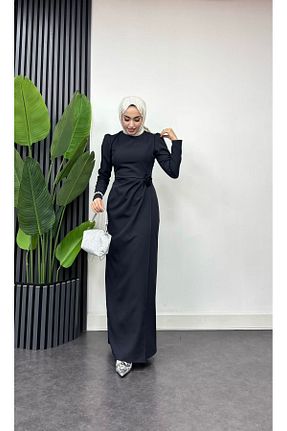 لباس حجاب سرمه ای اسلیم فیت moda zeynaa - کد 899159758