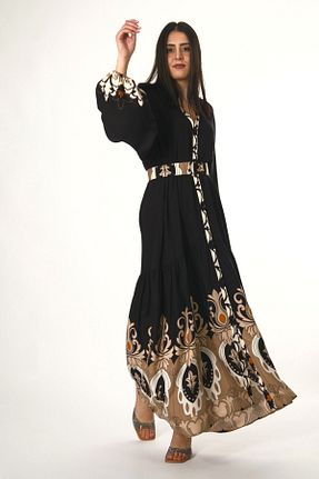 لباس مشکی زنانه بافتنی ABBRA - کد 899173205
