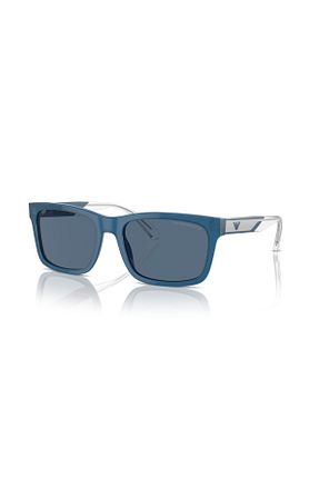 عینک آفتابی آبی مردانه 57 Emporio Armani - کد 824600495