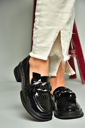 کفش کلاسیک مشکی زنانه چرم مصنوعی Fox Shoes - کد 899171689