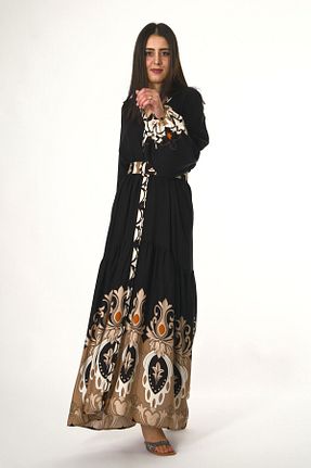 لباس مشکی زنانه بافتنی ABBRA - کد 899173205
