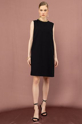 لباس مجلسی و فارغ التحصیلی مشکی زنانه توری Ekol - کد 899193792