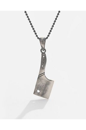 گردنبند نقره مشکی مردانه 925 عیار MEKS JEWELS - کد 900349906