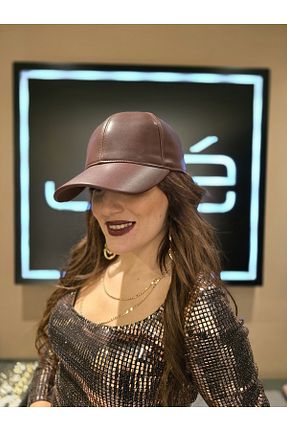 کلاه قهوه ای زنانه Jeaksesuar - کد 899203602