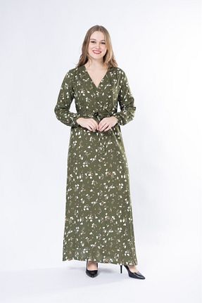 لباس سایز بزرگ خاکی زنانه بافتنی mervemoda - کد 900025662
