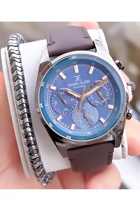 ساعت مچی قهوه ای مردانه 41-45 میلی متر Daniel Klein - کد 900028341