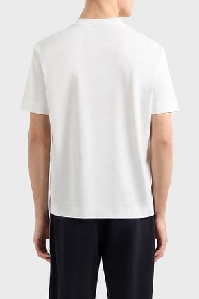 تیشرت سفید مردانه رگولار Emporio Armani - کد 900040621