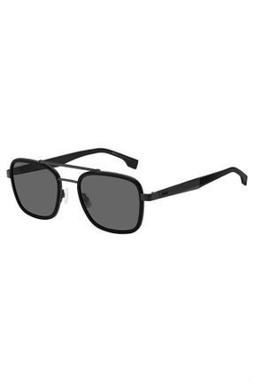 عینک آفتابی مشکی مردانه UV400 Hugo Boss - کد 777679710