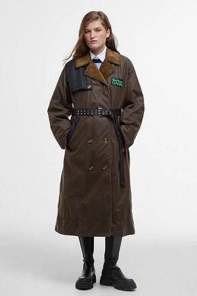 کت قهوه ای زنانه رگولار Barbour - کد 900046595