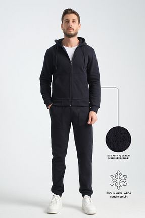 ست کرمکن اسپرت سرمه ای مردانه پنبه پلی استر Shooter - کد 875639624