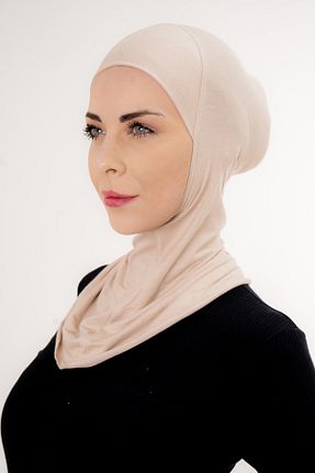 کلاه شنای حجاب بژ زنانه Şalcenneti.com - کد 899241948