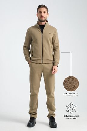 ست کرمکن اسپرت خاکی مردانه پنبه پلی استر Shooter - کد 880866646