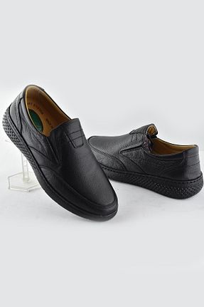 کفش کلاسیک مشکی مردانه چرم خالص ISPARTALILAR - کد 409881374