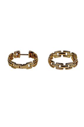 گوشواره جواهر زرد BeyCen - کد 899046044