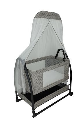 گهواره طوسی فلزی Quero - کد 838432855