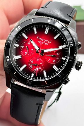 ساعت مچی مشکی مردانه 44 میلی متر Ferrucci - کد 838557272