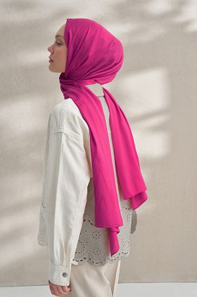 شال قرمز زنانه پنبه پلی استر ARMANDA - کد 899268243