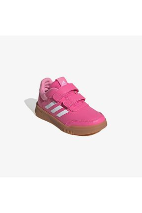کفش اسنیکر صورتی زنانه چرم مصنوعی adidas - کد 887262328