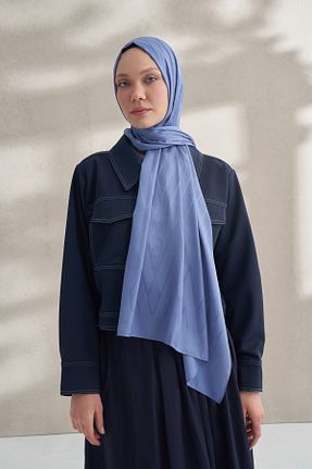 شال آبی زنانه پنبه پلی استر ARMANDA - کد 899268266