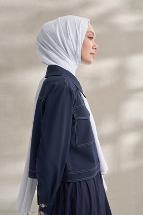 شال سفید زنانه پنبه پلی استر ARMANDA - کد 899268283
