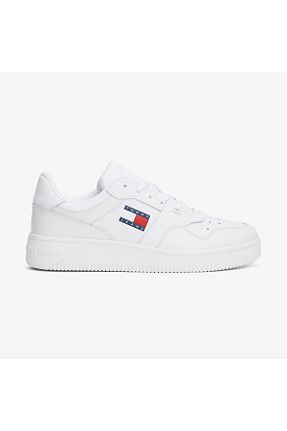 کفش اسنیکر طلائی زنانه چرم اصل Tommy Hilfiger - کد 784761396