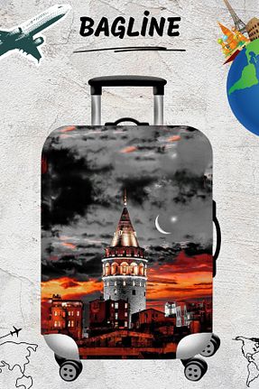 کاور چمدان رنگی ابعاد کوچک (کابین) Bagline - کد 899191698