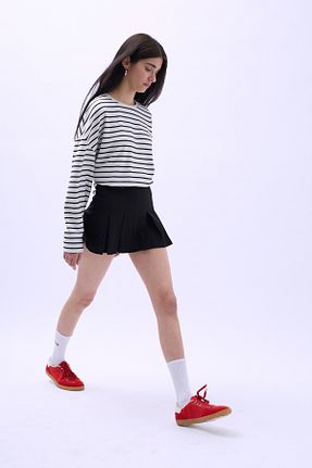 دامن مشکی زنانه پنبه ای Black Fashion - کد 900144311