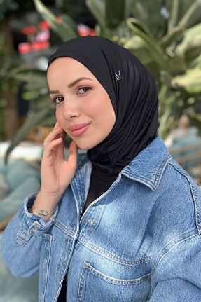 کلاه شنای حجاب مشکی زنانه Armine - کد 872469606