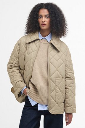 کت بژ زنانه Barbour - کد 899278243