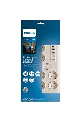 کابل افزودنی پریز گروهی سفید 6 Philips - کد 357235553