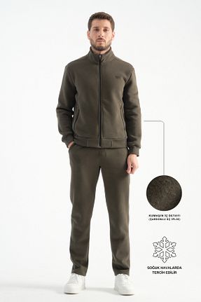 ست گرمکن خاکی مردانه پنبه پلی استر Shooter - کد 880924900