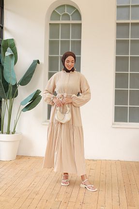لباس بژ زنانه بافتنی BUTİK SEPETİN - کد 900469671