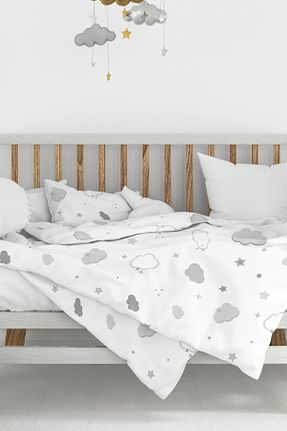 ست روتختی کودک و نوزاد طوسی پنبه ای Wheeppo - کد 59446740