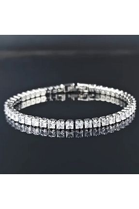 دستبند نقره طوسی زنانه 9 عیار Takıtolia - کد 899300454