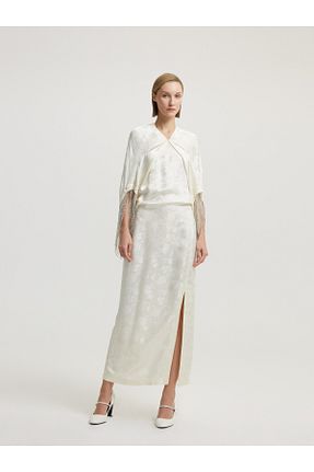 لباس بژ زنانه بافتنی BAQA - کد 899296749