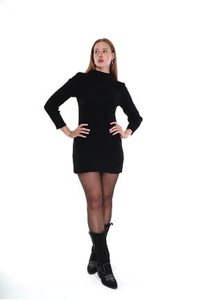 لباس مشکی زنانه تریکو Butik - کد 886991158