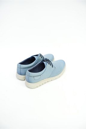 کفش کژوال آبی مردانه چرم مصنوعی EYMEN SHOES - کد 899296663